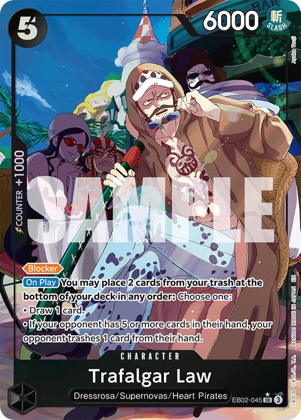 Trafalgar Law (Alternate Art) [Extra Booster: Anime 25th Collection]