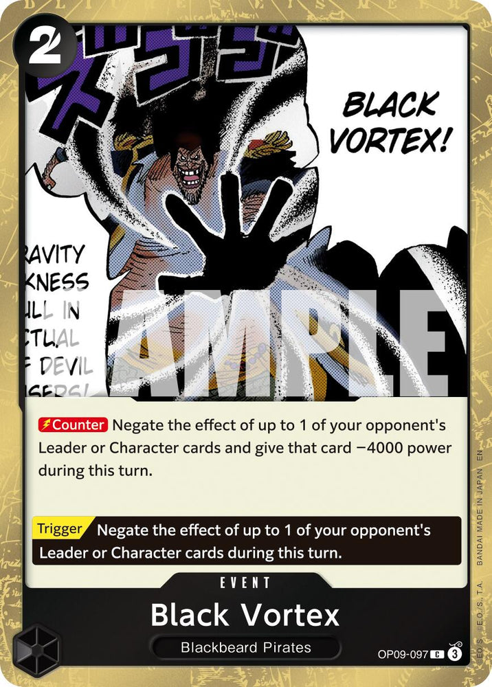 Black Vortex (Pirate Foil) [Premium Booster -The Best- Vol. 2]