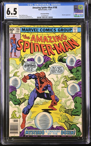 Amazing Spider-Man #198 Newsstand Ed - Nov 1979 - Marvel Comics- CGC Grading 6.5