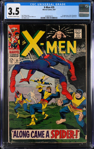 X-Men #35 - Aug 1967 - Marvel Comics - CGC Grading 3.5