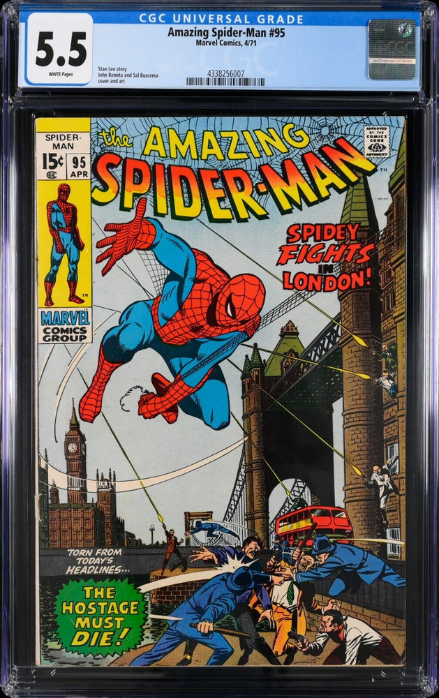 Amazing Spider-Man #95 - Apr 1971 - Marvel Comics - CGC Grading 5.5