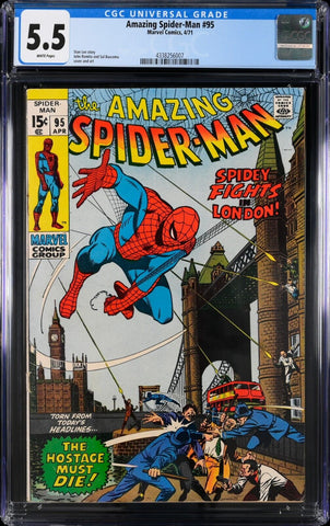 Amazing Spider-Man #95 - Apr 1971 - Marvel Comics - CGC Grading 5.5