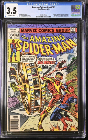 Amazing Spider-Man #183 - Aug 1978 - Marvel Comics- CGC Grading 3.5