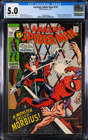 Amazing Spider-Man #101 - Oct 1971 - Marvel Comics - CGC Grading 5.0