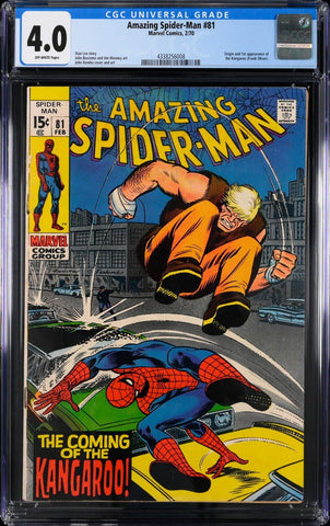 Amazing Spider-Man #81 - Feb 1970 - Marvel Comics - CGC Grading 4.0