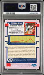 PSA 9 MINT - 1992 IMPEL X-MEN SERIES 1 - TOAD #65
