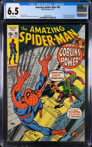 Amazing Spider-Man #98- Jul 1971 - Marvel Comics - CGC Grading 6.5