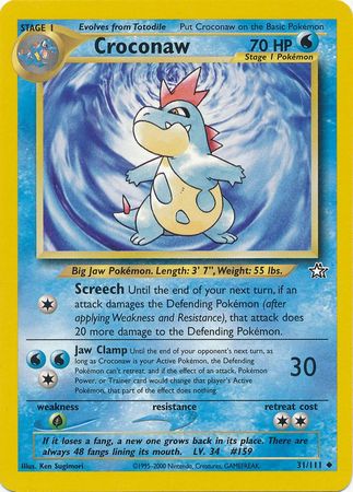 Croconaw (31/111) [Neo Genesis Unlimited]